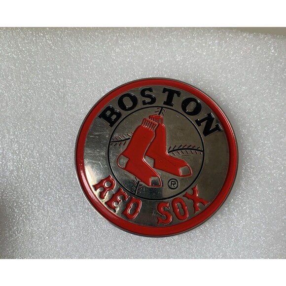 Boston Red Sox MLB Belt Buckle Round 3 Inch - Picture 1 of 6